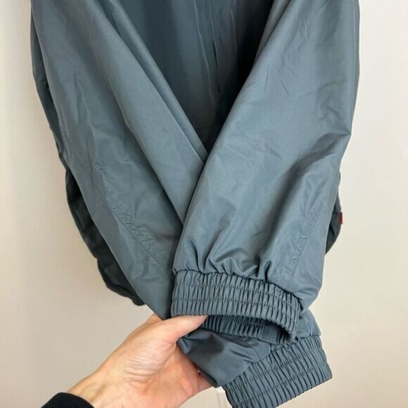 Sunice Vintage Golf 1/2 half Zip Windbreaker Pocket Gray Mens XXL 2XL 80s Jacket - Picture 6 of 15